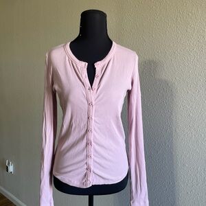 Soft Pink Women's Button Down Shirt